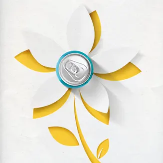 Metal-Packaging-Yellow-Flower